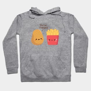 Cute Potato And French Fries Funny Hoodie